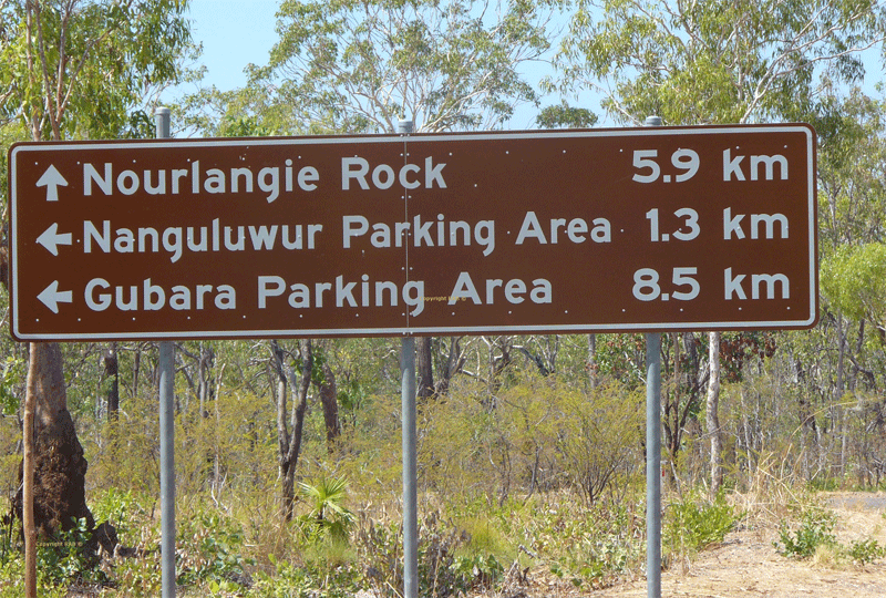 Gubara nanguluwur nourlangie rock kakadu sign Credits 