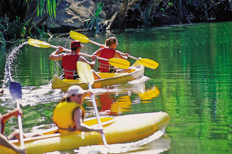 Canoe hire on Katherine Gorge in AUstralia