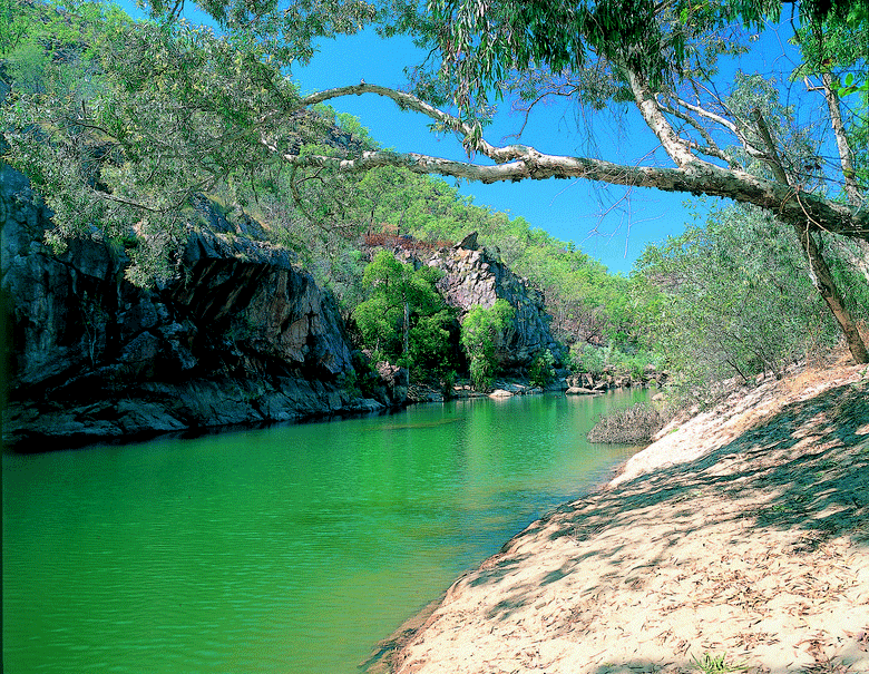 Adventure tours to Koolpin Gorge in Nitmiluk National  Park