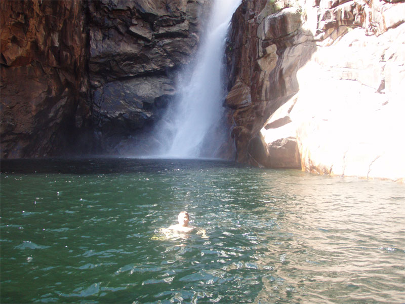 Motorcar falls boulder creek in Kakadu Credits Diane in Singapore