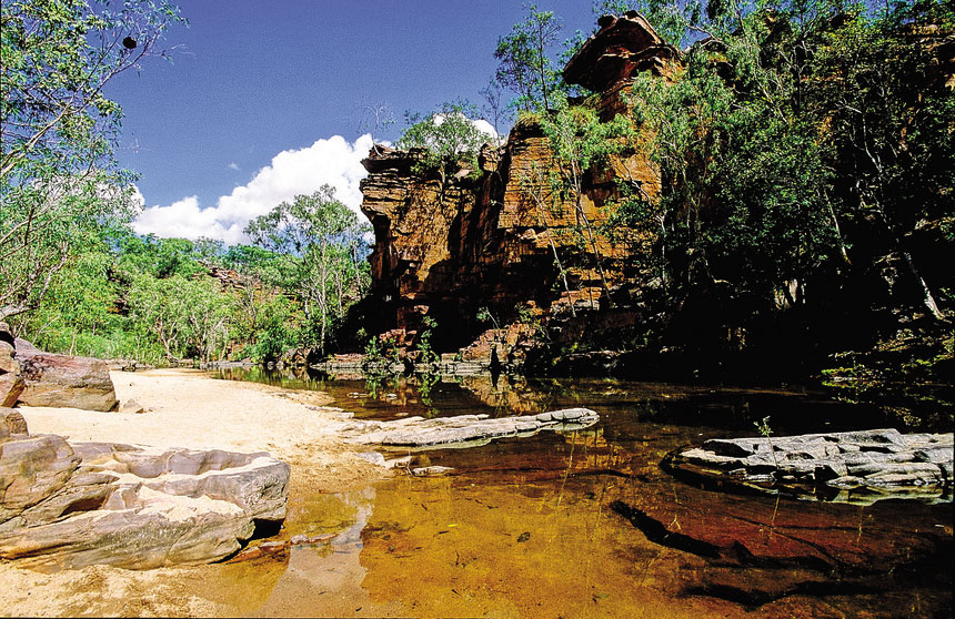 Umbrawarra Gorge  private camping tours