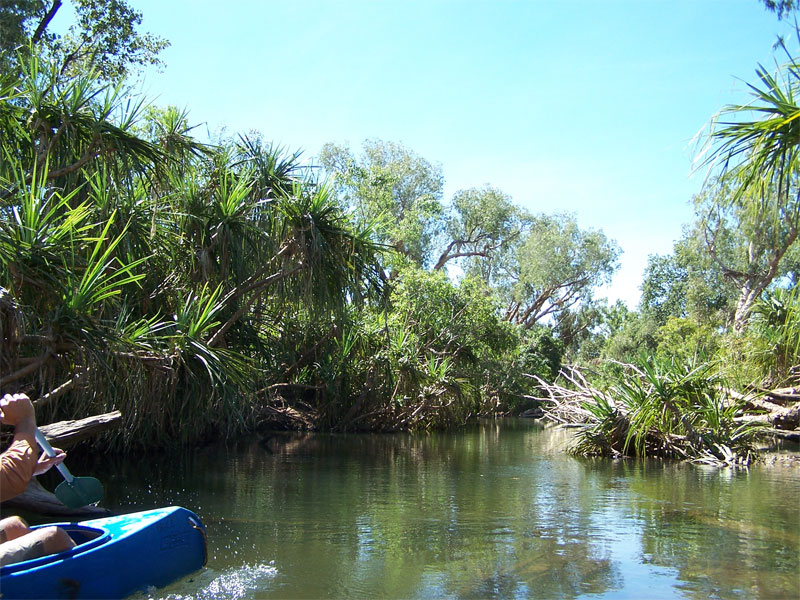 Wickham River Northern Territory Australia on a tailor made personalised canoeing and fishing tour - Credits MGerom